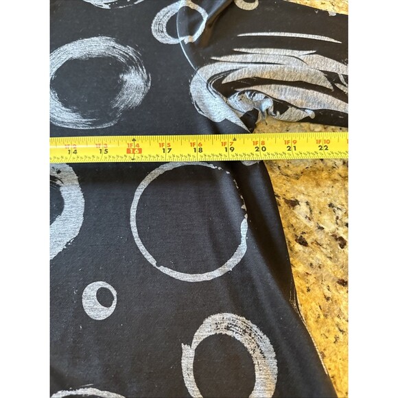 Jess & Jane Art to Wear Tunic Top Women’s Size L Geometric Relaxed Fit Stretchy - Picture 7 of 10